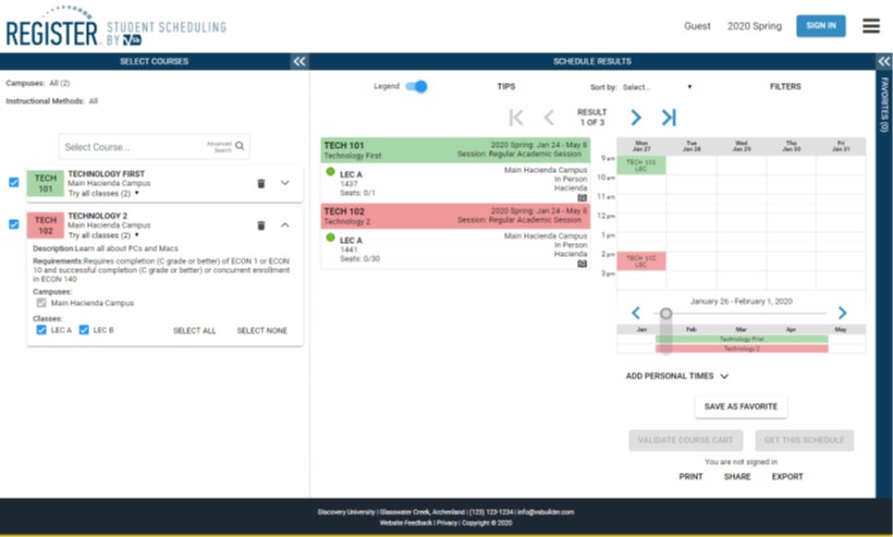 Visual Schedule Builder 5.0 screenshot